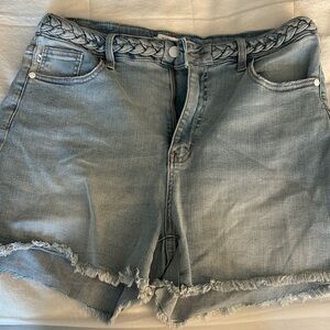 Judy Blue Braided Shorts